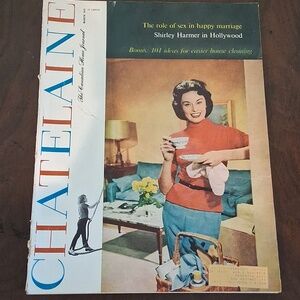 VINTAGE March 1959  Chatelaine  magazine